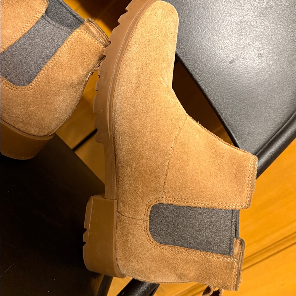 Sorel Tan Suede Ankle Boots - Picture 9 of 12